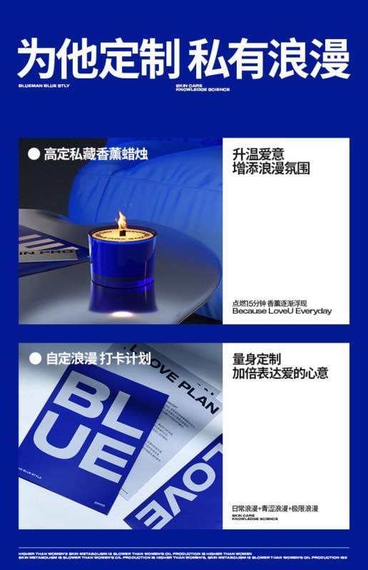 【中國直郵】尊藍 保養品男士水乳洗面乳 5件套