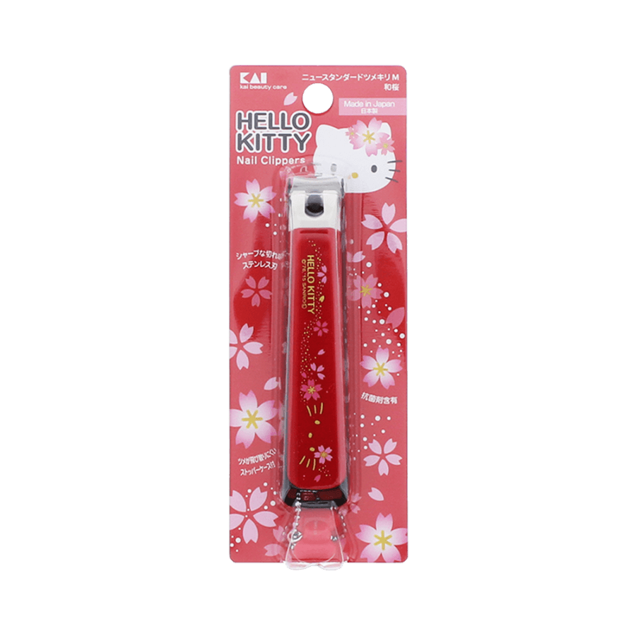Hello Kitty Japanese style nail clipper M sakura 1pc