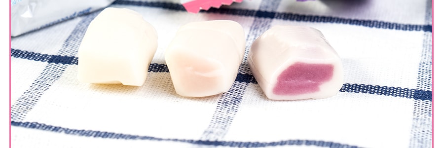 日本MORINAGA森永 HI-CHEW 果汁软糖 草莓蓝莓酸奶口味  综合袋 90g