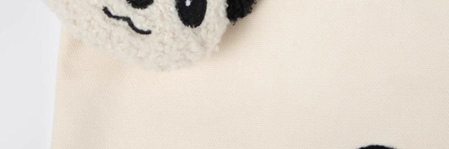 THE BEAST野兽派 旅行小憩套装 毯子帆布袋颈枕 熊猫嘭嘭PANDA POMPOM 