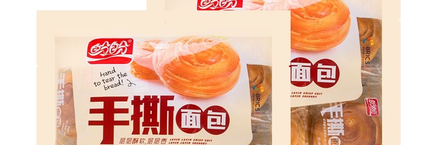 【超值分享裝】盼盼 手撕麵包 奶香 2袋 24枚入 960g