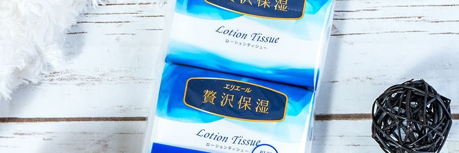 【贈品】日本ELLEAIR 豪華保濕抽取式手帕紙 4包入