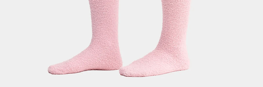 野兽派 Hello Kitty × tbh 毛绒堆堆袜 两双套装 可可豹纹/树莓粉