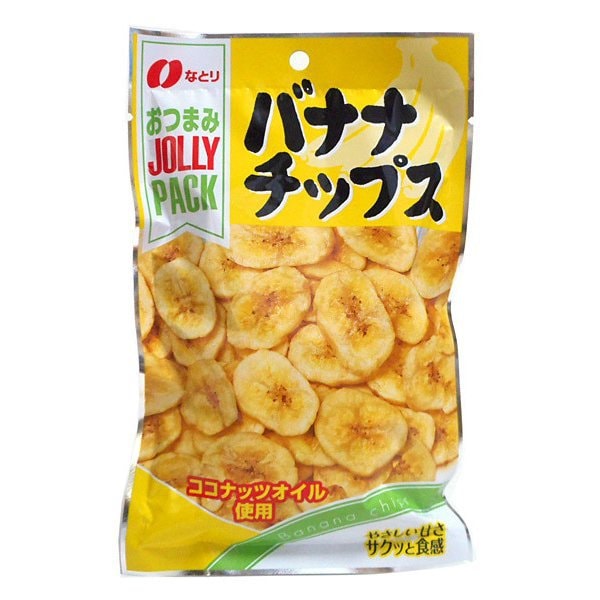 【日本直郵】日本 Natori Jolly Pack 椰子炸香蕉片 甜脆爽口水果乾 80g