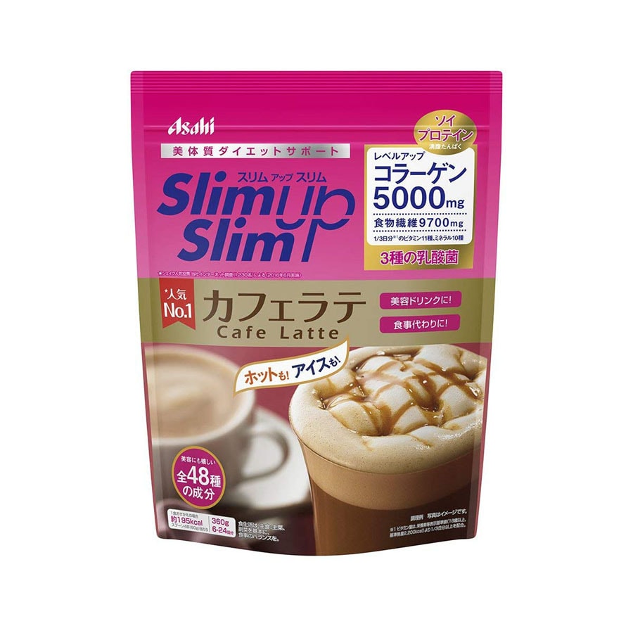 SLIM UP meal replacement powder  latte coffee 360g