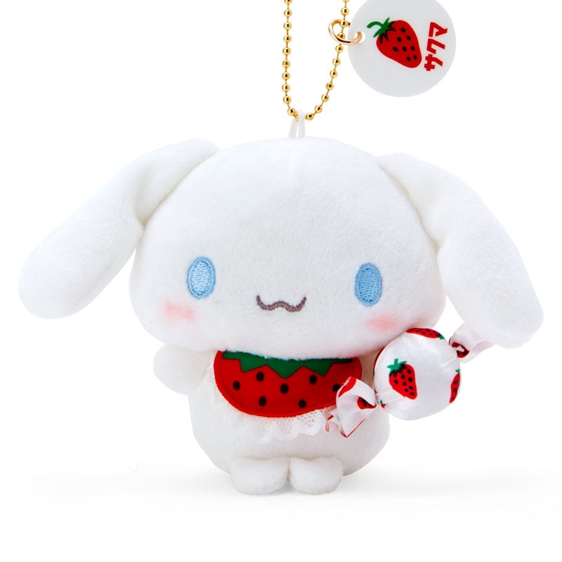 【日本直郵】日本三麗鷗SANRIO 限定款 節日禮物 禮物 草莓版大耳狗玩偶掛件 8.5×7×13cm