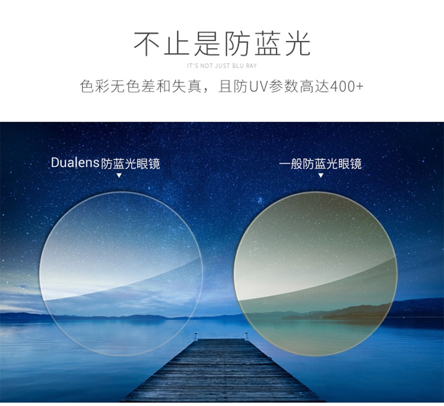 DUALENS 防辐射防疲劳防蓝光护目近视眼镜 - 黑白碎花 (DL71004 C4) 镜框+镜片