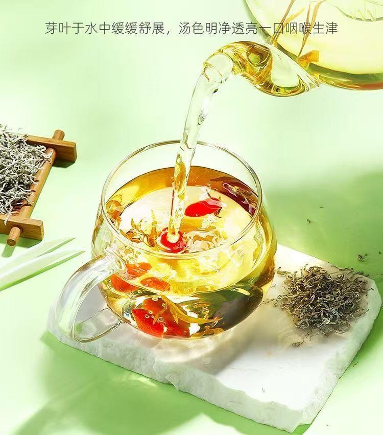 杞里香 神秘湘西特產 高山芽尖 明前手採永順莓茶 30g 回甘茶飲 張家界地標 茶界奇珍 白霜豐富