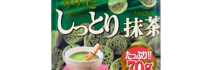 日本RISKA 粟米脆小餅 抹茶巧克力口味 70g