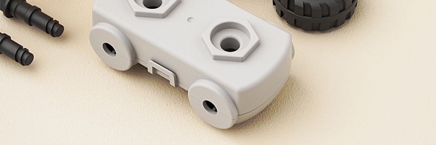 BEIENS贝恩施 益智玩具车 儿童宝宝拼装工程车 3个装 3岁以上