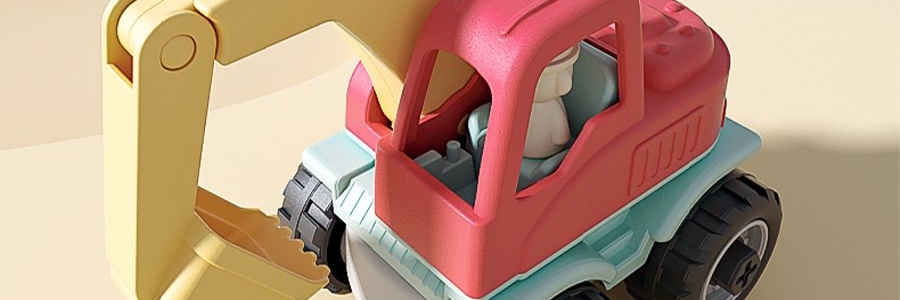 BEIENS贝恩施 益智玩具车 儿童宝宝拼装工程车 3个装 3岁以上