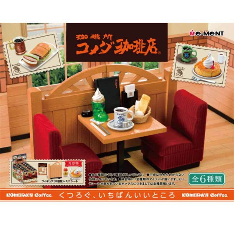【日本直邮】Re-ment仿真咖啡厅食玩盲盒 6种款式随机发 