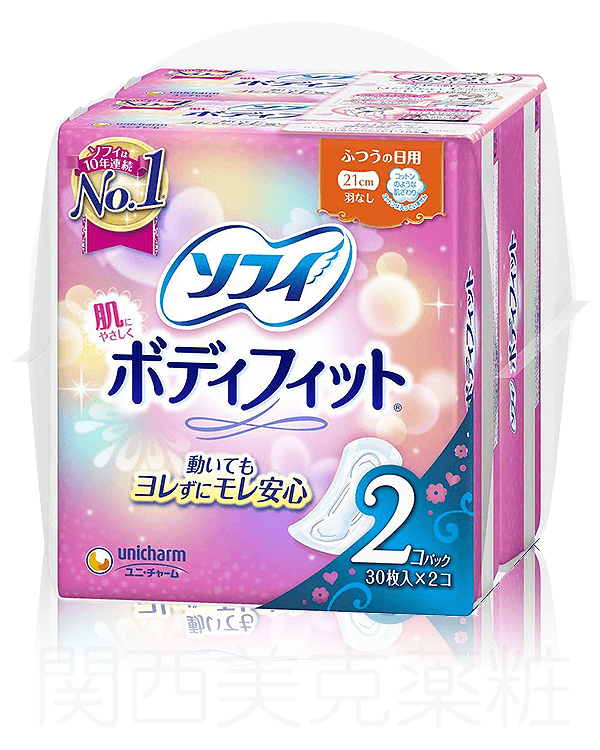 日本 苏菲 护肤 护垫 30枚 x 2包 日本本土