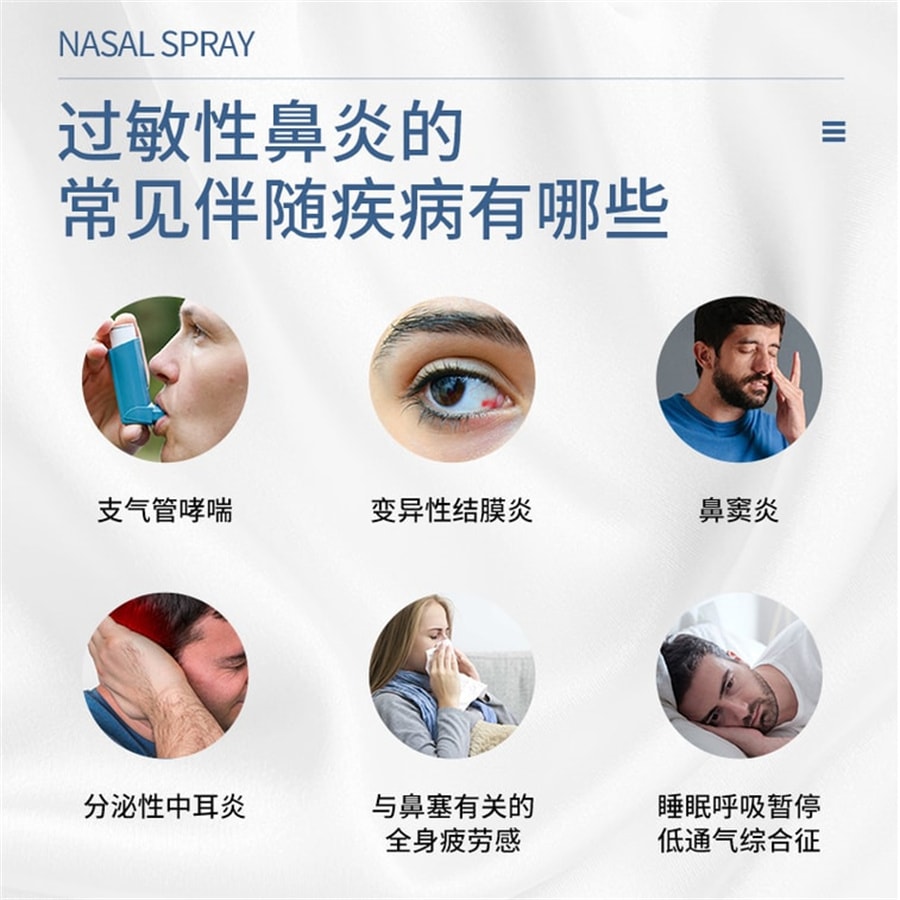 【中国直邮】逸青 糠酸莫米松鼻喷雾剂 治疗常年性鼻炎鼻塞鼻痒季节性过敏性鼻炎流涕鼻干鼻窦炎 0.05%*60揿*1瓶/盒