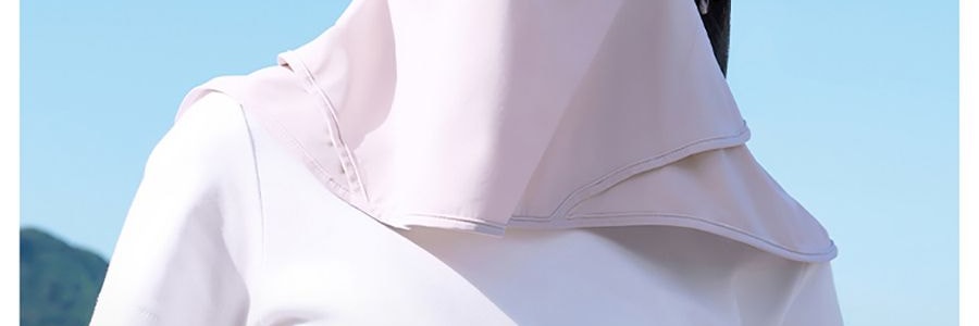 BENEUNDER蕉下 冰屿系列 全脸防晒面罩口罩 护颈脸基尼 浅藕粉 均码F