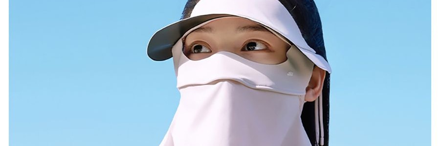 BENEUNDER蕉下 冰屿系列 全脸防晒面罩口罩 护颈脸基尼 浅藕粉 均码F