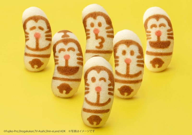 【Expédition directe du Japon】 TOKYO BANANA Pâtisserie saveur pudding saveur banane x Doraemon, 4 pièces
