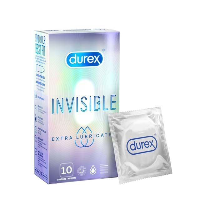 INVISIBLE Extra Thin Extra Sensitive Condom 10pcs