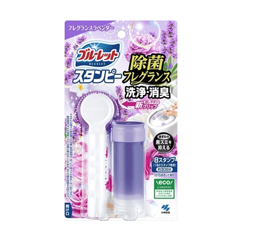 日本 小林製藥 KOBAYASHI 馬桶消臭花型凝膠香薰凍薰衣草香 28g
