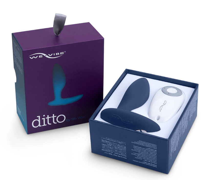 Ditto Wireless Remote Control Silicone Anal Plug USB Rechargeable Waterproof Blue