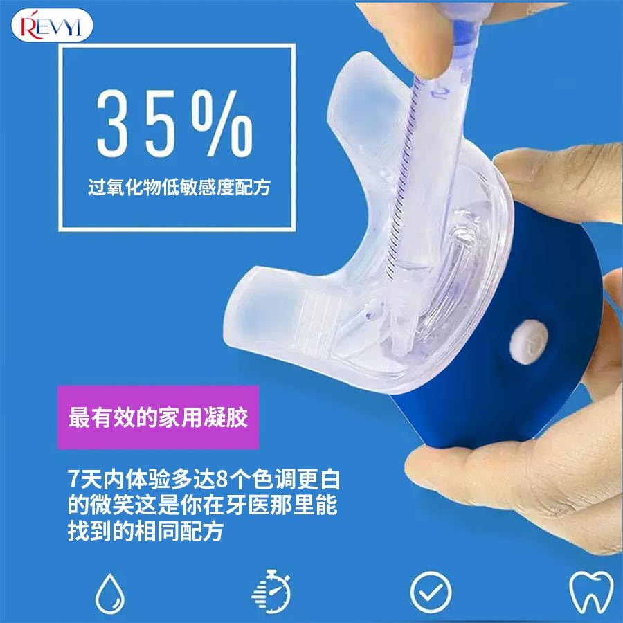 【美国直邮】 美国 新外滩 LED 牙齿美白灯1个 安全牙釉质