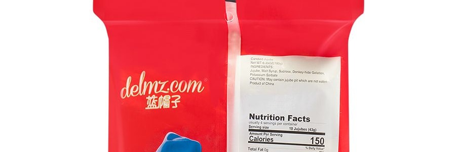 【線上獨家】東阿阿膠 藍帽 阿膠金絲蜜棗 阿膠棗 180g