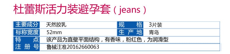 【中國直郵】杜蕾斯 保險套 隨身超潤滑活力裝3只裝系列