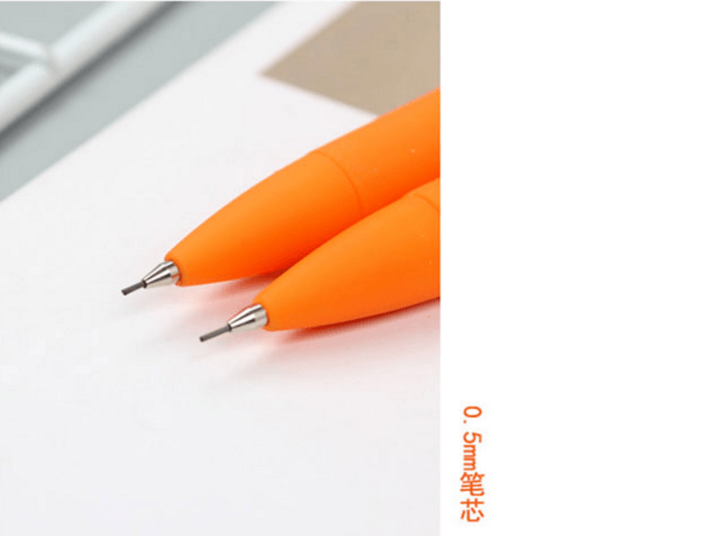 Carrot Molding Plush Pencil Case YZ5230 Pack of 2PCS