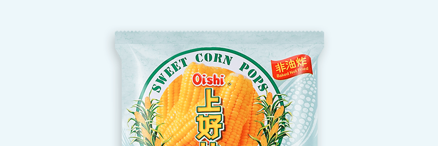 OISHI上好佳 田園泡 玉米口味 非油炸無反式脂肪 40g