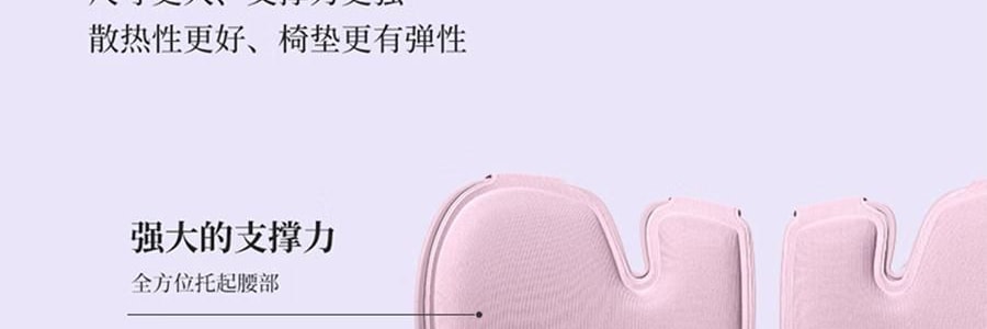 BKT 人体工学护腰坐垫靠背 久坐神器坐姿托 多种椅子适用 标准版神秘黑 