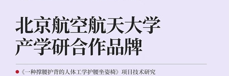 BKT 人体工学护腰坐垫靠背 久坐神器坐姿托 多种椅子适用 标准版神秘黑 