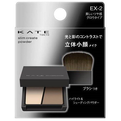 Slim Create Powder for Cover EX-2 With Brush Glow Type 3.4g