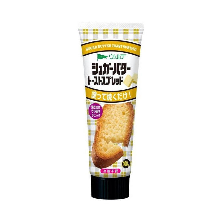 【日本直邮】KEWPIE丘比 餐厅级美味 烤土司酱面包酱 砂糖黄油风味 100g