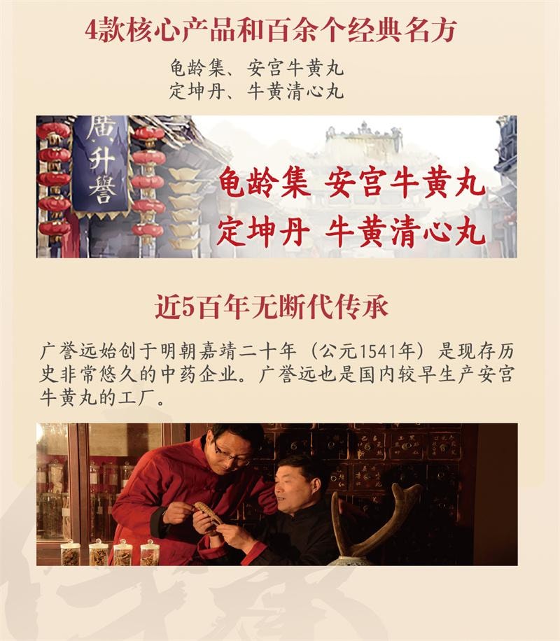 【中國直郵】 廣譽遠 定坤丹 6g*6丸/盒 滋補氣血調經舒鬱
