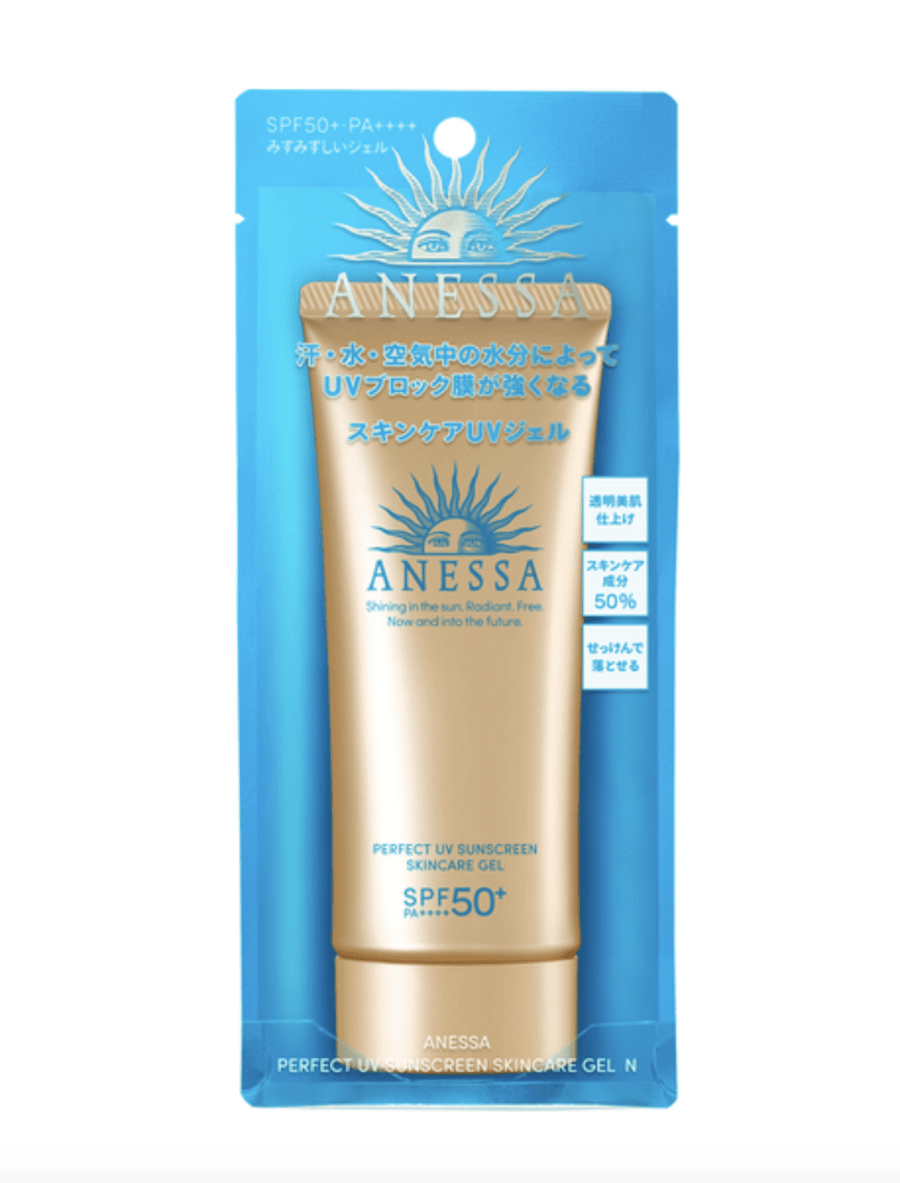 【日本直郵】新款 資生堂 安耐曬ANESSA防曬乳金瓶 90ml 臉部專用