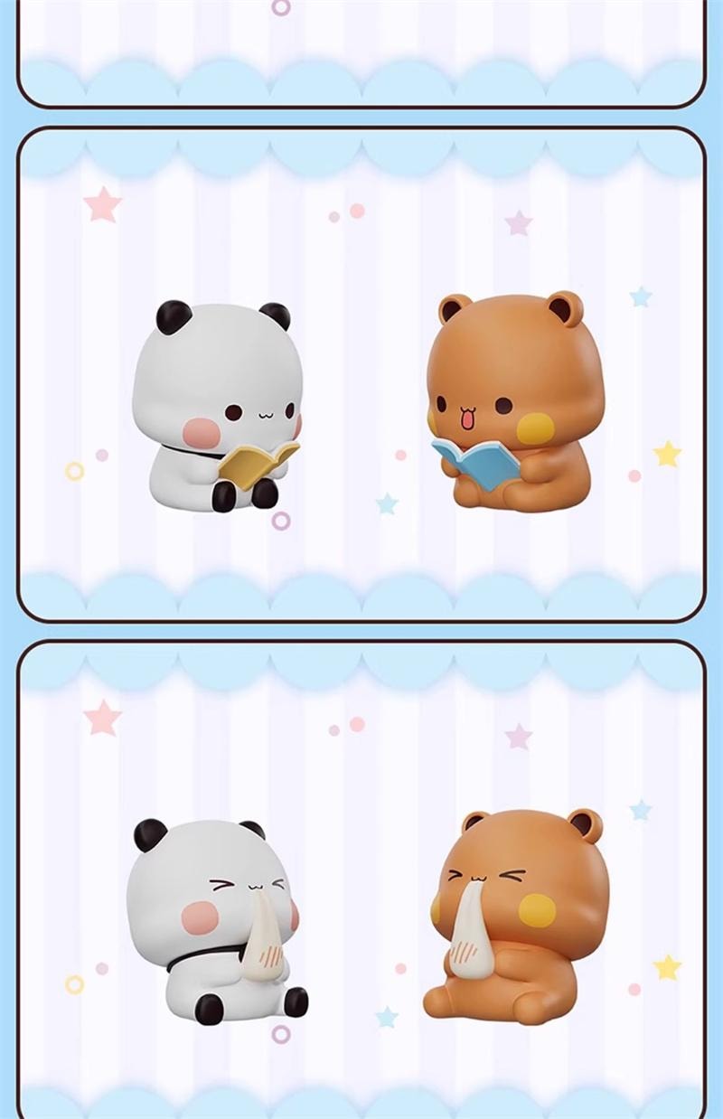 【中国直邮】 MINISO 名创优品 一二和布布的日常第二弹盲盒可爱桌面摆件新款 随机1个