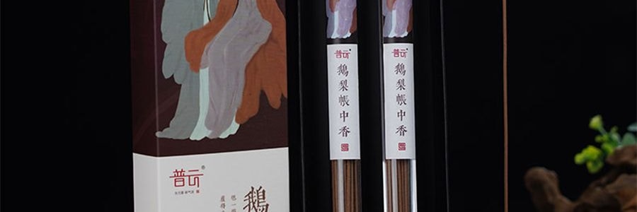 普云 古韵合香 鹅梨帐中香 线香檀香熏香天然沉香室内安神助睡眠香薰 20克