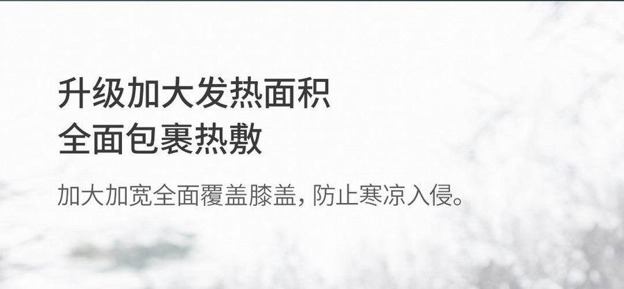 【中國直郵】小米有品PMA酷輕鬆石墨烯遠紅外線熱敷理療護膝 銀灰色(單只裝)