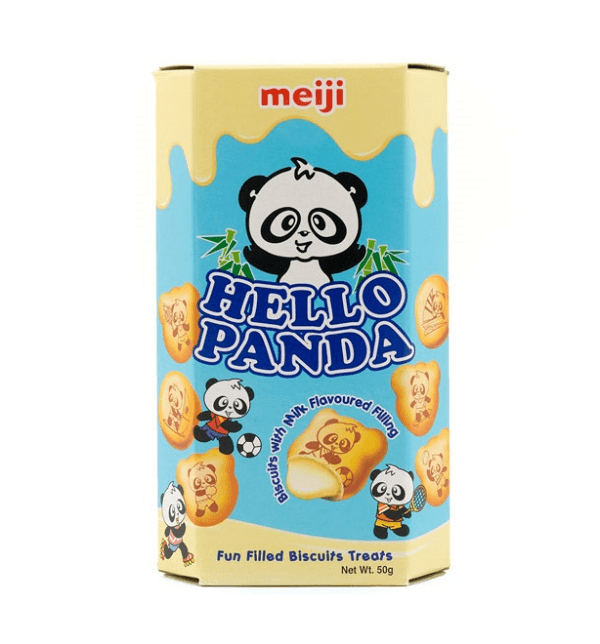 【马来西亚直邮】日本 MEIJI 明治 熊猫奶油夹心饼干 43g