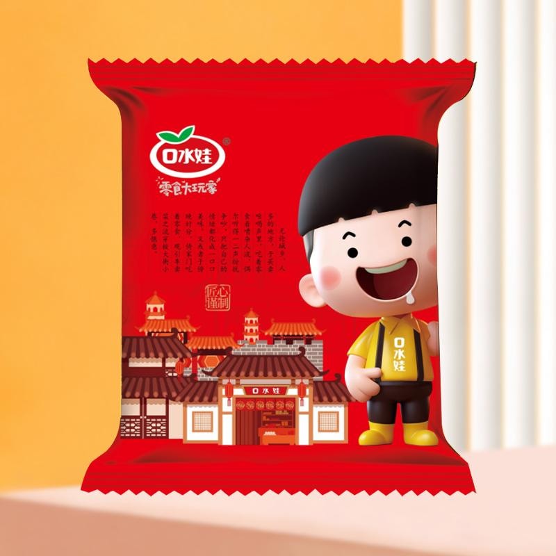 【中國直郵】 口水娃 貓耳酥 芝麻味 糕點 休閒零食 小吃 懷舊 228 克