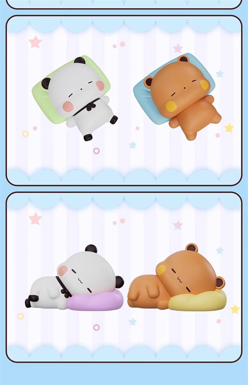 【中国直邮】 MINISO 名创优品 一二和布布的日常第二弹盲盒可爱桌面摆件新款 随机1个
