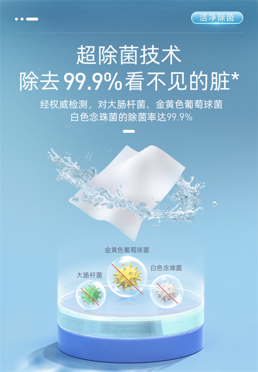 【中国直邮】德佑  湿厕纸便携装私处护理草本湿巾洁厕护理卫生湿纸  40抽/包