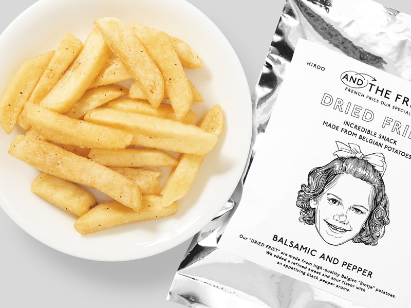 【日本直郵】日本AND THE FRIET 超級網紅系列薯條 香脂胡椒口味 60g
