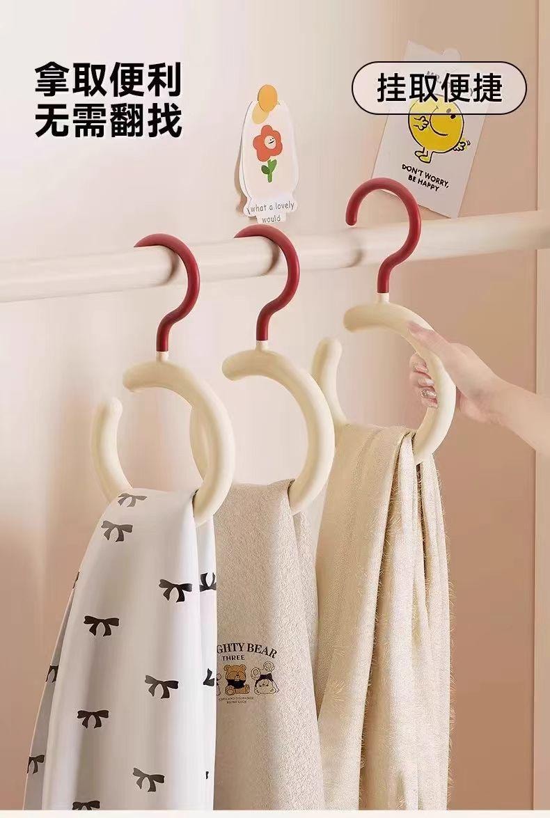 海蓝星 鸭舌帽收集神器 多巴胺挂钩 多巴胺红 安可拉白 360度旋转 加粗材质不变形 不滑落不留痕 2件 