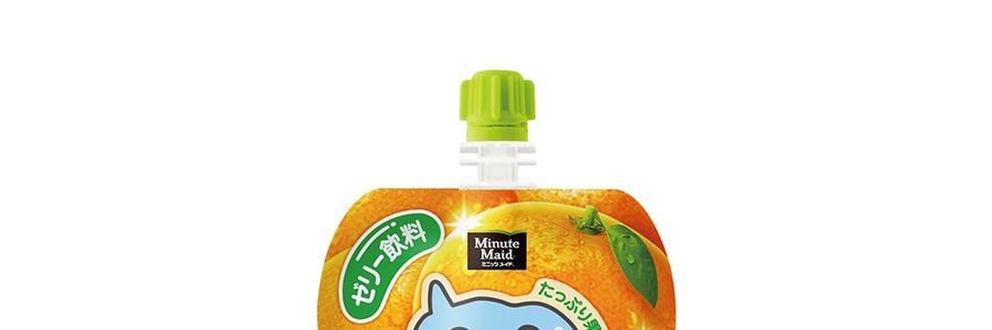 日本版可口可樂 美汁源 酷兒 吸果凍飲料 橘子風味 125g