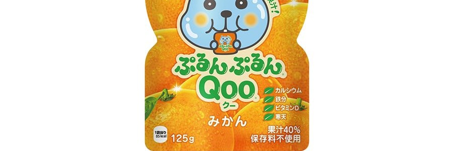 日本版可口可樂 美汁源 酷兒 吸果凍飲料 橘子風味 125g