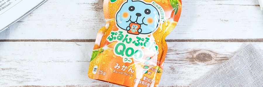 日本版可口可樂 美汁源 酷兒 吸果凍飲料 橘子風味 125g