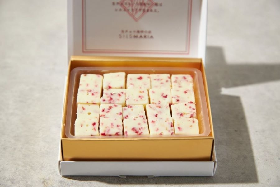 【日本直邮】日本SILSMARIA 生巧 发祥地  草莓巧克力苦味 2盒高端生巧 高级伴手礼