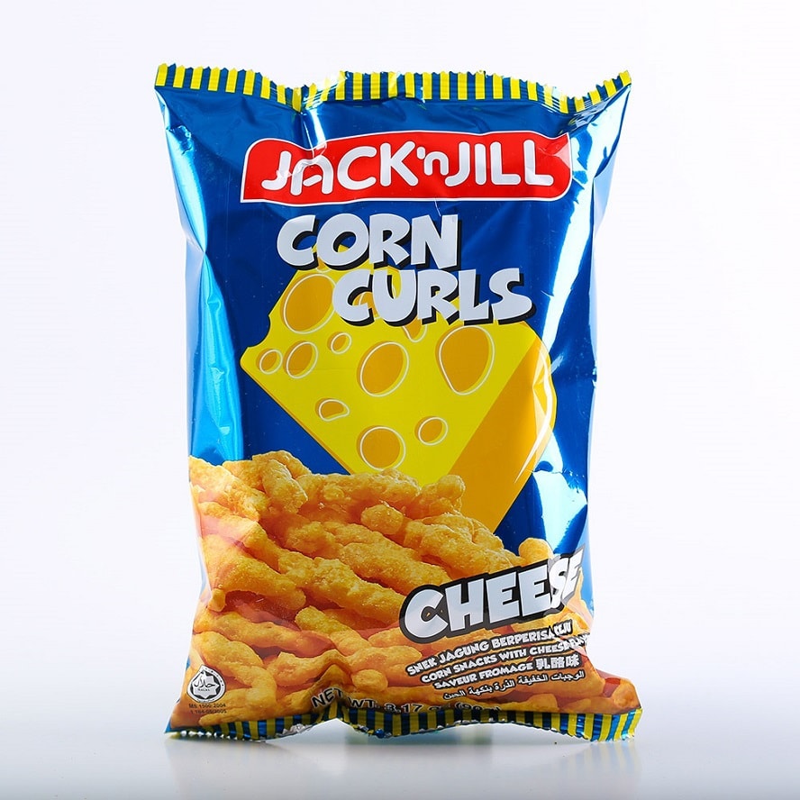 Roller Coaster Cheese Flavor Corn Curls 90g