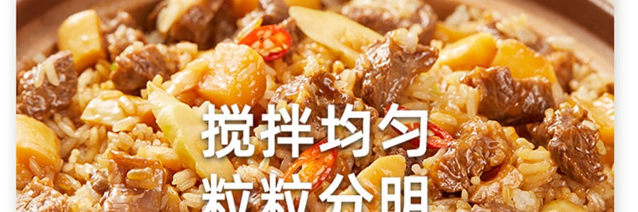 莫小仙 笋尖素牛肉自热米饭 方便户外速食饭 205g